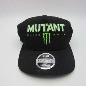 Monster Energy Hat New Era 9Fifty Mutant Black Snapback Adjustable Adult OSFM